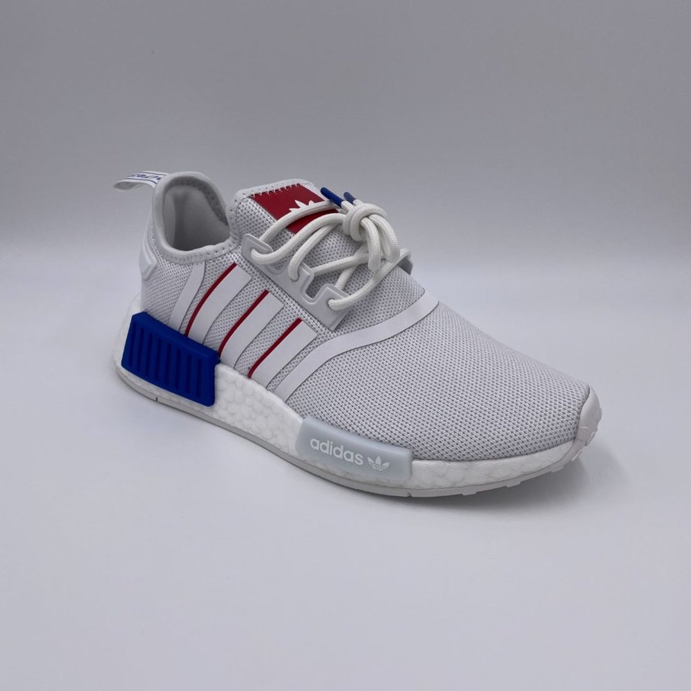 adidas NMD R1 White / Red Womens Shoes - Picture 7 of 8
